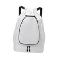 thumbnail image 3 of Luwecf Tennis Backpack Badminton Bag Large Capacity Multipurpose Water Resistant Sports White, 3 of 9