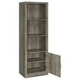 thumbnail image 6 of Pemberly Row 3-Shelf Farmhouse Wood Media Tower in Gray Driftwood, 6 of 12