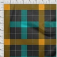 thumbnail image 3 of oneOone Organic Cotton Poplin Twill Fabric Tartan Check Print Fabric BTY 42 Inch Wide, 3 of 4