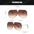 thumbnail image 2 of Gafas de sol V8, gafas de moda, gafas de sol personalizadas de una sola pieza, hechas de metal, 2 of 5
