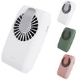 thumbnail image 2 of Electric Hanging Neck Mini Fan Home Small Cooler Outdoor Sports Handheld USB Rechargeable with 2000mAh Battery,Pink, 2 of 5