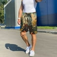 thumbnail image 5 of Bixox Men's Forest Maple Leaf Husky printed lightweight casual shorts, soft sleep shorts with pockets., 5 of 5