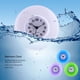 thumbnail image 1 of Reloj de Pared Ecomeon Mini Baño Lindo Cocina Espejo Succión Ducha Impermeable Reloj de Cuarzo Blanco, 1 of 6