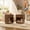 Walnut, variant on Fluted Nightstands Set Of 2, Modern Mid - Century Wood Bedside Table With Drawer & Open Storage Shelf, End Table For Bedroom, Living Room, Office, Sofa Side Couch White