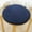 Black, variant on Gosuguu Round Flock Fabric Stool Seat Cushion for Floor Sitting and Extra Seating