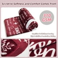 thumbnail image 6 of Gift for Women Christmas Throw Blanket,100 Language I Love You Romantic Gifts for Her Soft Blanket,Personalized Gifts for Mom Wife Girlfriend Grandma on Christmas Valentines Mother Day 60”x70, 6 of 6