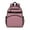 Pink Brown Heart, variant on Colorful Gradient Checkerboard Checkered Pattern Backpack for School,Cute School Bag,Schoolbag with Adjustable Shoulder Straps & Padded Back,15.25"x11.5"x5.25"