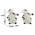 thumbnail image 3 of Ceramic Bovine Love Holstein Cows Couple Dancing Salt And Pepper Shakers Set, 3 of 10