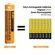 thumbnail image 2 of Batería recargable Ni-MH AAA 1,2 V 550 mAh, paquete de 8, 2 of 7