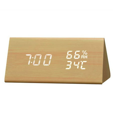Newly Upgraded Version Humidity And, Wooden Clock Instructions Upgrade Version