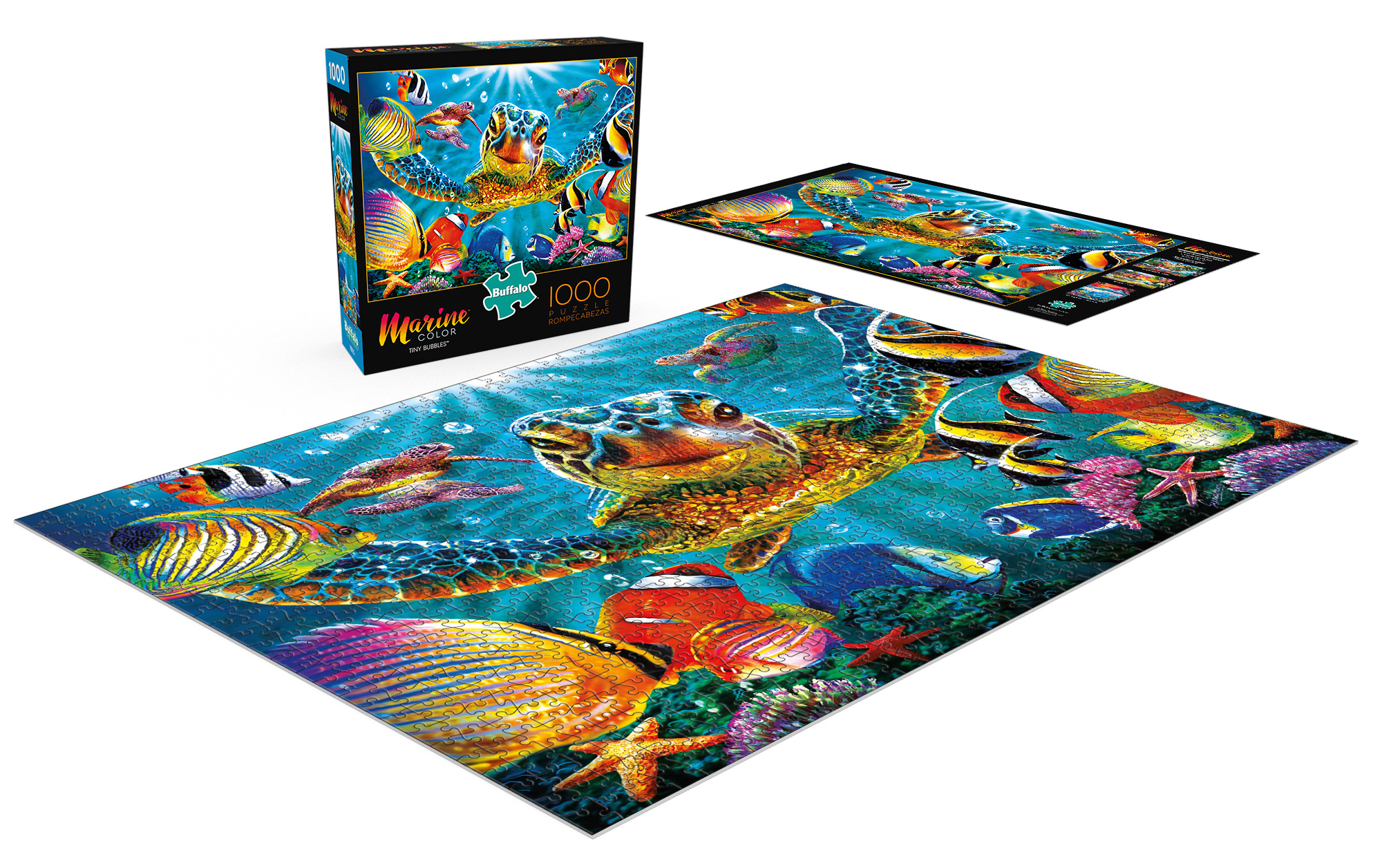 Buffalo Games 1000-Piece Marine Color Collection Tiny Jigsaw Puzzle ...