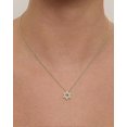 thumbnail image 2 of Gold Plated Star of David Pendant Necklace (Women) | Cubic Zirconia Fine Religious Jewish Jewelry, 2 of 4