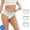 37-White, variant on YWDJ Cheeky Panties for Women Plus Size Cotton Lightweight No Show Colored and Minimalist Cotton Waist Lifting and Buttocks Closing Triangular Underwear For Light Blue XL
