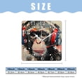 thumbnail image 2 of 10 Inch Wall Clock Battery Operated Square Clock for Office, Kitchen, Outdoor, Living Room,Gorilla Animals Pretty, 2 of 4