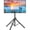 Black, variant on TAVR Furniture Tripod TV Stand for 23-75" TVs with ±15° Tilt, 4-Level Height Adjustable, 360° Rotating Shelf & Non-Slip Base, Black