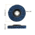 thumbnail image 2 of Uxcell 5 Pcs Roues Dénudées 4"x5/8 Pouces pour Moulin d'Angle Bleu, 2 of 6
