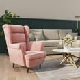 thumbnail image 1 of vidaXL Armchair Pink Velvet, 1 of 5