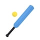 thumbnail image 5 of , , 1 raqueta y 1 pelota, juguetes de béisbol, juguetes de tenis profesionales, juguete deportivo, para Azul, 5 of 9