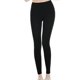 thumbnail image 1 of Leggings finos cómodos pantalones elásticos negros para mujer estilo Simple hermosos pantalones ajustados que combinan con todo trajes de Prendas para la parte inferior del cuerpo 3XL [170-200 libras] Minnieouse AP013773-04, 1 of 6