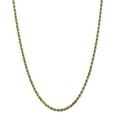 thumbnail image 1 of 10K Yellow Gold 3.5mm Handmade Diamond Cut Rope Chain 20 Inch, 1 of 5