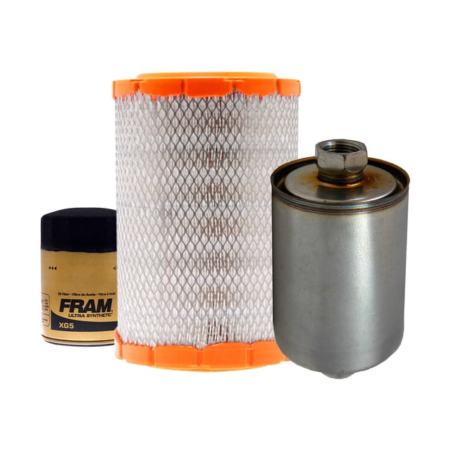 Kit De Filtro De Aire, Filtro de Aceite Sintético y Filtro de Combustible 3 PIEZAS Compatible con Gmc C2500 Suburban V8 5.7L del 1996 al 1999