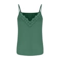 thumbnail image 6 of Aloohaidyvio Women's Lace Tank Tops V Neck Soft Casual Camisole Spaghetti Strap Sleeveless Tops, 6 of 6