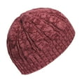 thumbnail image 4 of Women's adidas Whittier 3 Beanie Hat Color: Dark Red Size: N/A, 4 of 4