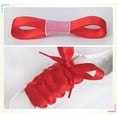 thumbnail image 4 of Santimon 2 Pairs Flat Shoe Laces Silk Ribbon Shoelace for Sneakers/ Canvas Shoes/ Board Shoes 55" Red, 4 of 8
