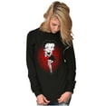 thumbnail image 3 of Betty Boop Dark Goth Tattoo Skull Women Plus Size Long Sleeve Tee Brisco Brands 2X, 3 of 5