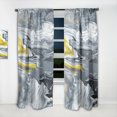 thumbnail image 2 of Designart 'Geode Marbled XII' Mid-Century Modern Curtain Panel, 2 of 5
