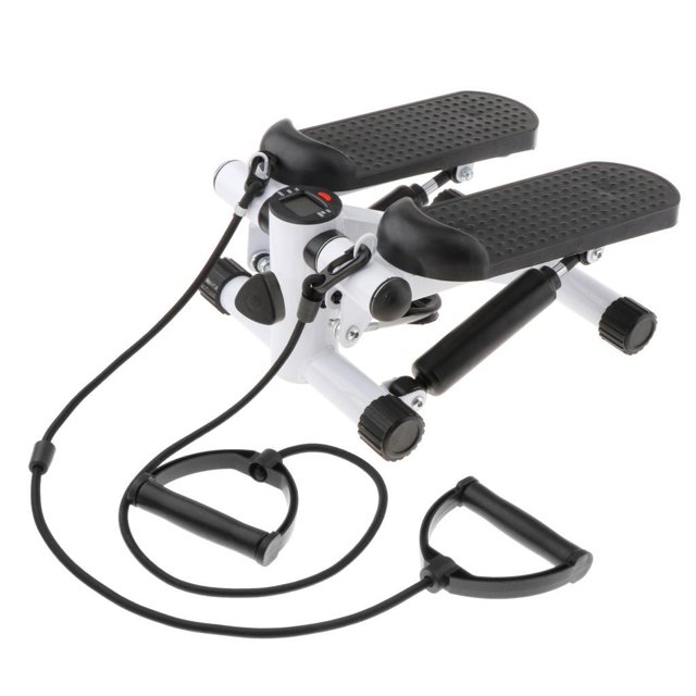 maskred Indoor Mini Stepper LCD Display Foot Pedals Workout Cord Fitness Training
