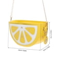 thumbnail image 4 of Bolso bandolera para mujer con cadena dorada y diseño de frutas, ideal como bolso de hombro o para llevar en el día a día., 4 of 7
