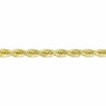 thumbnail image 3 of 10K Yellow Gold 7mm Diamond-Cut Rope Chain (24 X 7) Made In Peru 10k050-24, 3 of 5