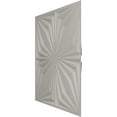thumbnail image 4 of Ekena Millwork 19 5/8"W x 19 5/8"H Asher EnduraWall Decorative 3D Wall Panel, Universal Aged Metallic Weathered Steel (12-Pack for 32.04 Sq. Ft.), 4 of 6