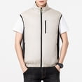 thumbnail image 1 of Pisexur Gilet Rafraîchissant pour Hommes et Femmes, 2 Ventilateurs de Climatisation USB, Surface Résistante à l'Eau Séchage Rapide avec Protection UV Grande Taille (Sans Batterie) Gris, m, 1 of 9