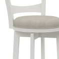 thumbnail image 6 of Hillsdale Furniture Elliott Wood Bar Height Swivel Stool, White, 6 of 11