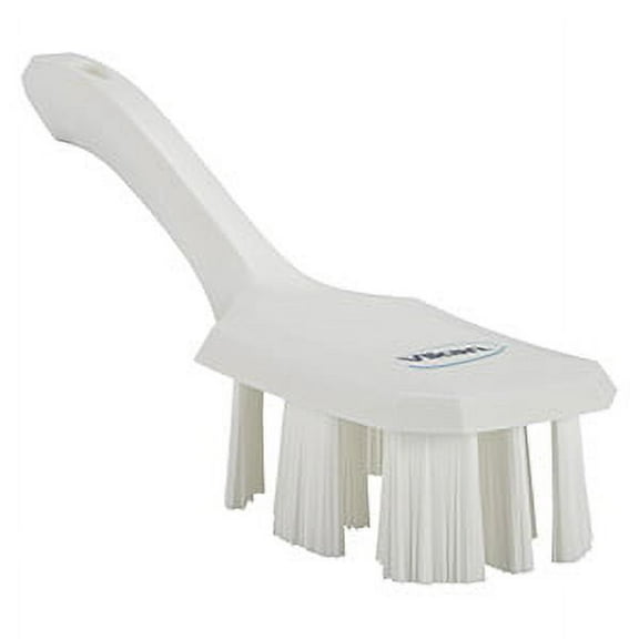 Vikan UST Short Handle Scrubbing Brush- Stiff - White (3 Units)