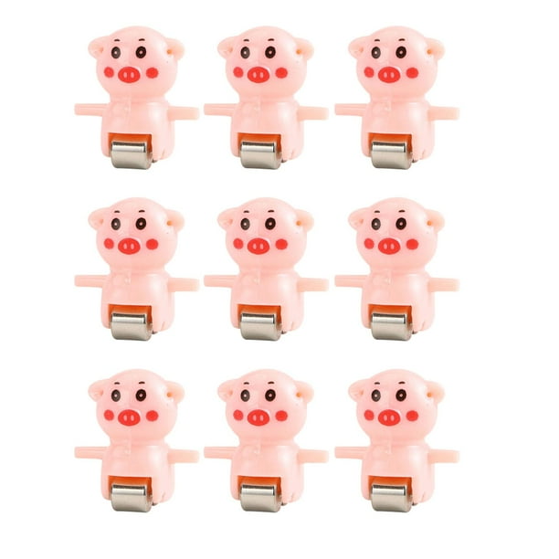 Tobogán Escaleras Juguete Repuesto Animales Modelo Reemplazo Pistas Eléctricas Piezas de Juego 9 piezas de cerdo