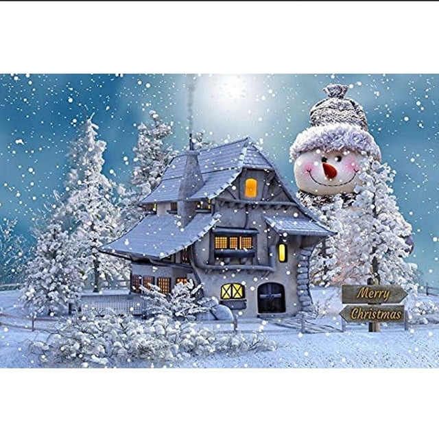 Pintura de diamante 5D DIY - Feliz Navidad, taladro completo, pinturas bordadas, imágenes artísticas, decoración de pared, decoración de sala de estar, dormitorio, 30x40cm sin marco