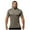 Khaki, variant on Njagoc3 Mens Short - Sleeve Hooded Athletic Shirt, Lightweight Fabric, Summer Gym & Training, Quick - Dry Performance Top