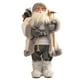 thumbnail image 1 of Estatua de muñeco de nieve navideño de pie, figura navideña, colección de muñecos colgantes para árbol Felpa blanca de 45 cm, 1 of 8