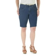 Women's Denim Belted Bermuda Short