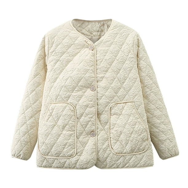 Chaquetas y abrigos casuales de manga larga sin capucha para mujer Chaquetas y abrigos casuales de manga larga sin capucha para mujer