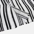 thumbnail image 2 of XDZJLR Chemise Homme Été Décontractée Imprimé Rayé Hawaïen Manches Courtes Col Rabattu Tee Mode, 2 of 5