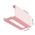 thumbnail image 3 of Sokhug Wall Mounted Plastic Tissue Box for Kitchen Paper Towel Under Cabinet Storage,White, 3 of 6