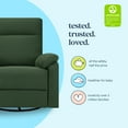 thumbnail image 3 of daVinci Suzy Electronic Swivel Recliner, Pine Green, 3 of 5