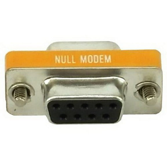 IEC M1393 DB9 Female to DB9 Female Null Modem Adapter