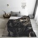 thumbnail image 5 of Balery Vintage Dog Illustration Manta de Felpa Suave y Acogedora – Cobija de Franela Aterciopelada para Cama, Lavable y Cálida para Sofá, Mascotas, Transpirable-80"x60", 5 of 7
