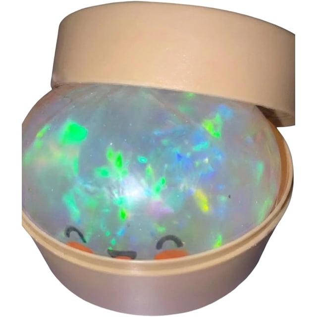 Giant Glitter Dumpling, Mega Rainbow Dumpling, 3.9 in Jumbo Dumplings Stress Relief Sensory Toy with Steamer Box, Slow-Rising Sensory Decompression Dumplings for Adults & Kids (TypeA)