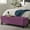 Purple, variant on Diamond Stitch Aesthetic - Storage Ottoman for Organizing Pillows and Blankets at Home